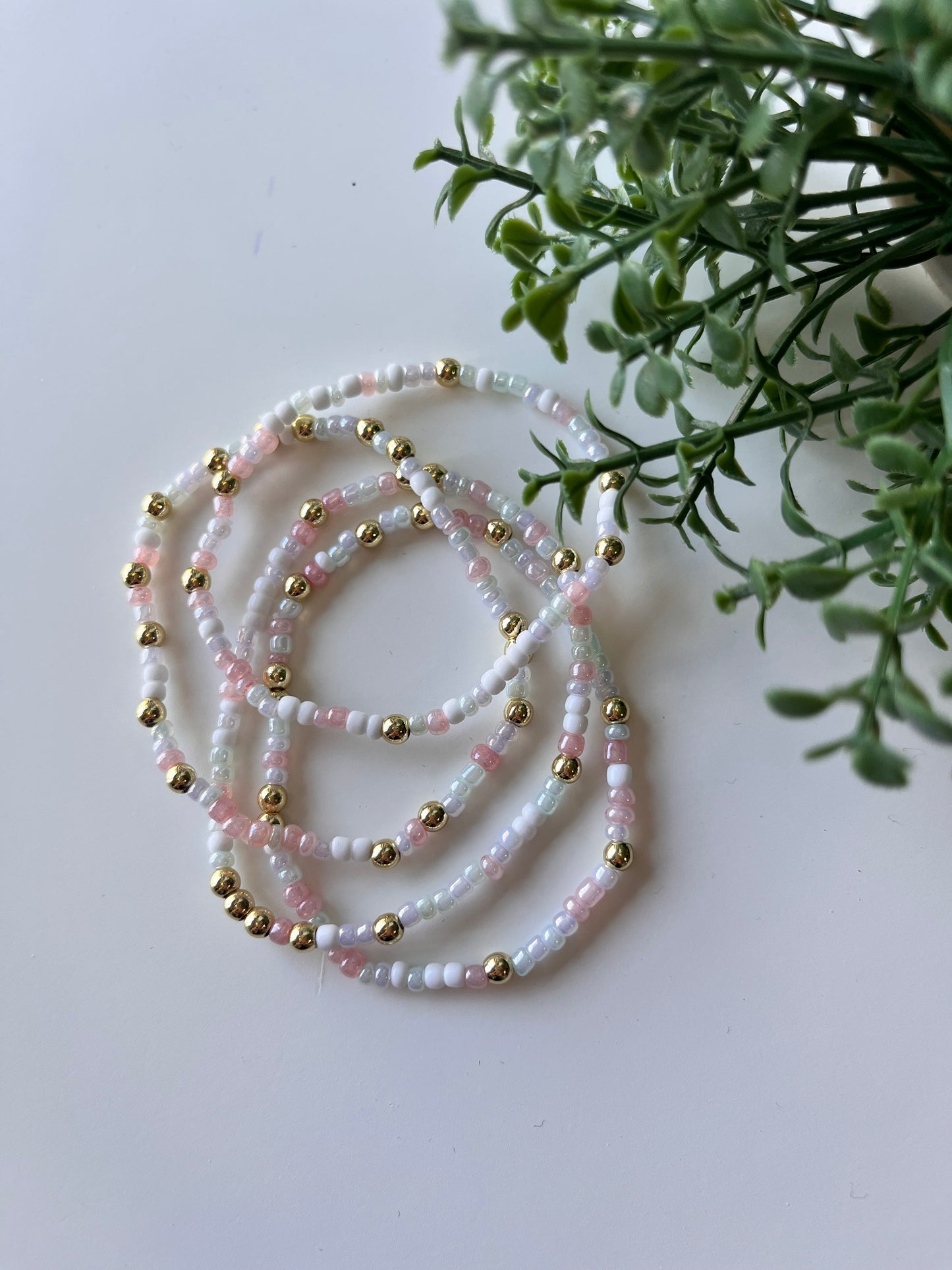 Stardust Seed Bead Bracelet