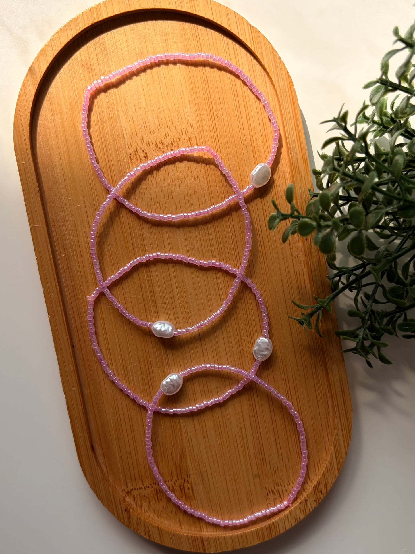 Purple Bliss Dainty Seed Bead Bracelet