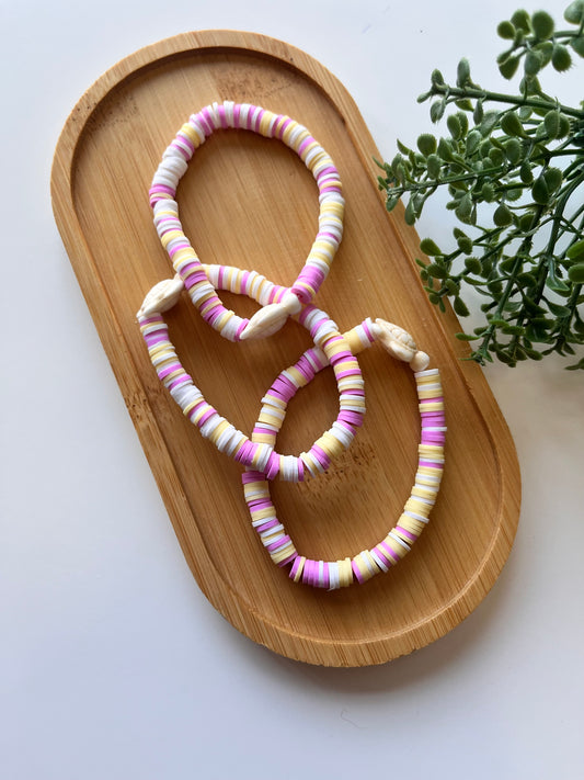 Floating Lights Clay Bead Bracelet
