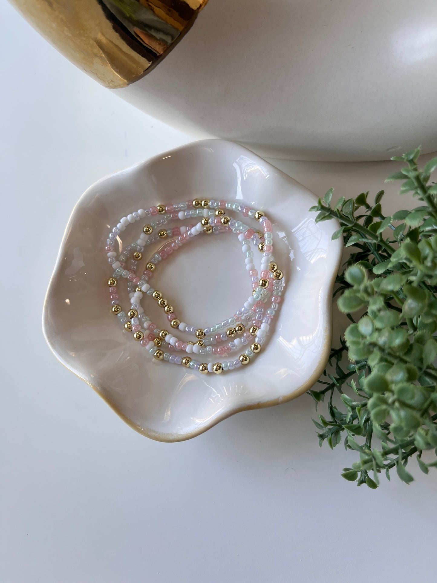 Stardust Seed Bead Bracelet