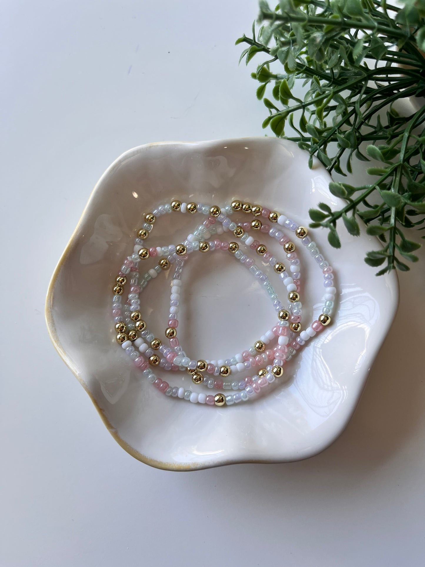 Stardust Seed Bead Bracelet