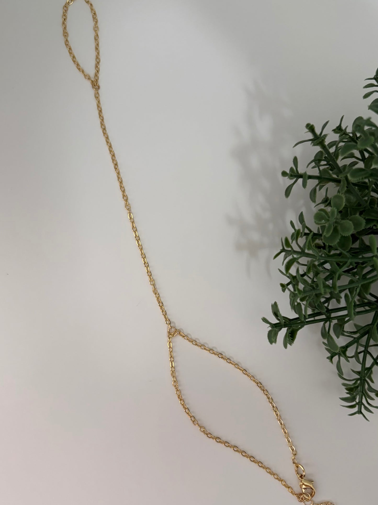 Gold Dainty Hand Chain